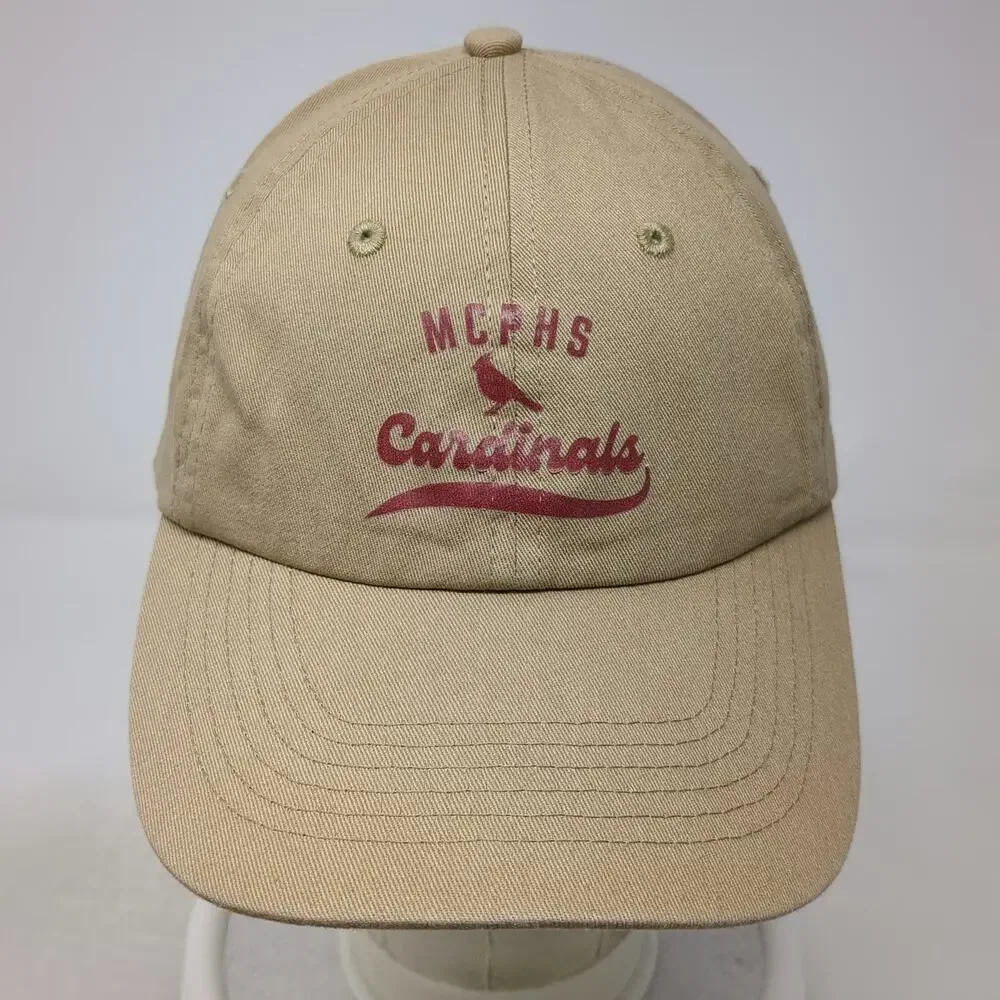 Koozier Baseball Cap Brown One Size MCPHS Cardinals Embroidered Slideback Hat